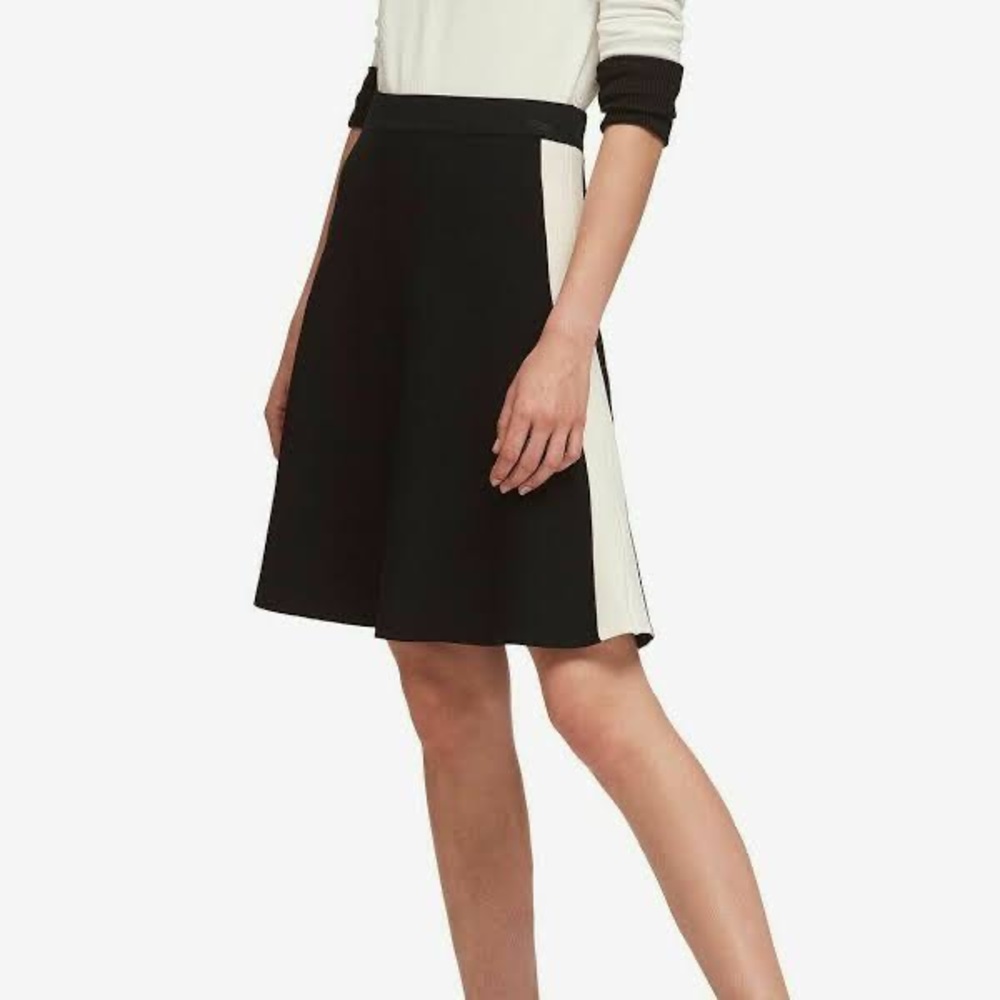 DKNY Knit Colorblock Skirt